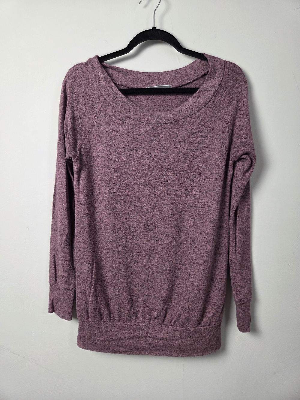 Cherish Dusty Mauve Scoop Neck Pullover Sweater